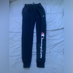 Blue champion pants size M